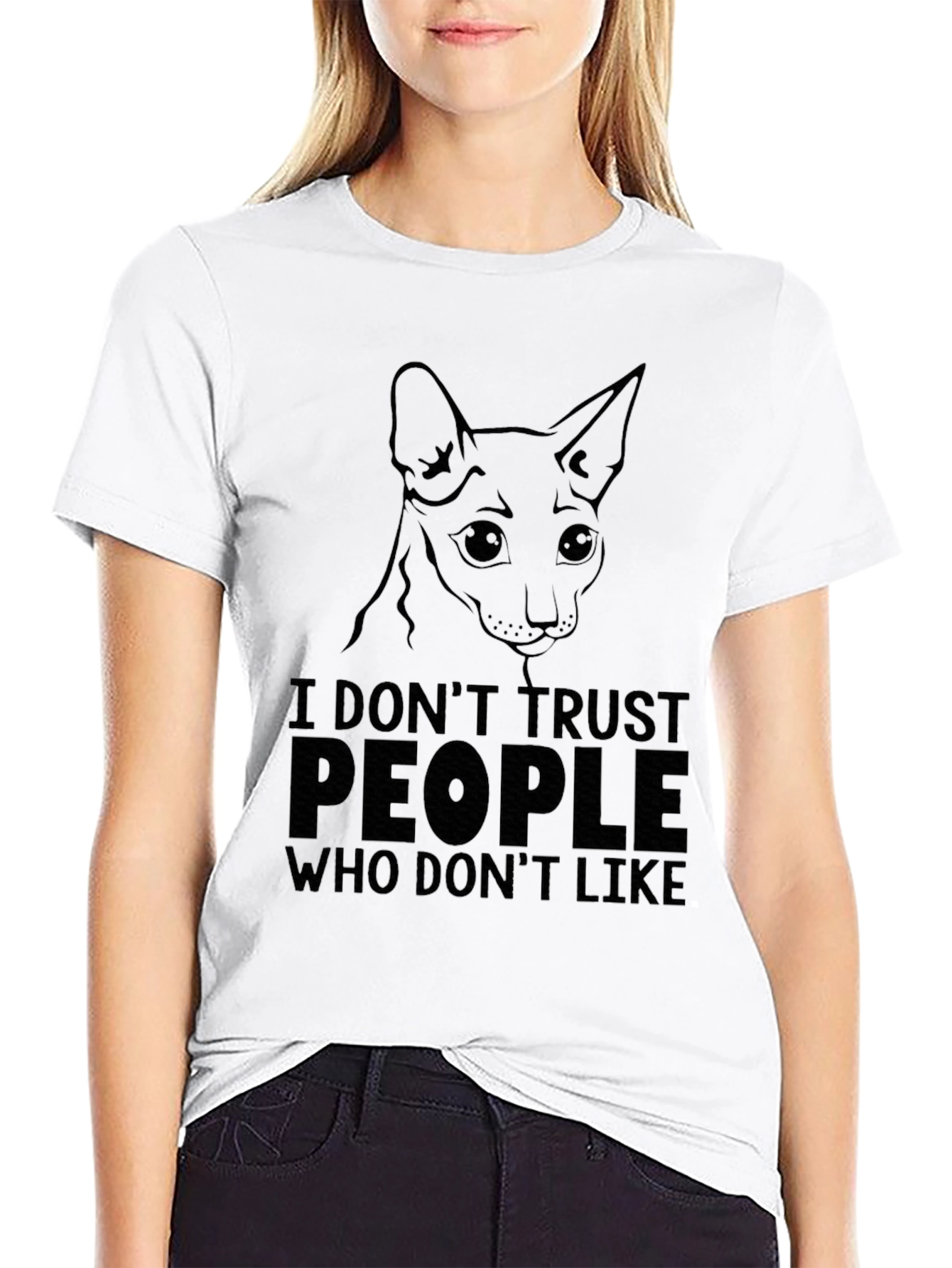 I Dont Trust People Who Dont Like Cats T-Shirt