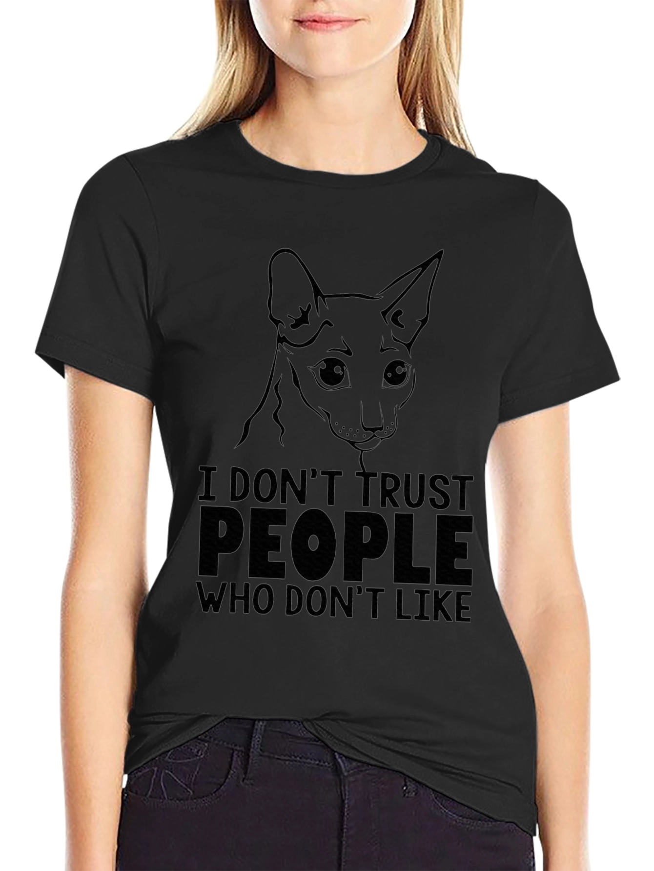 I Dont Trust People Who Dont Like Cats T-Shirt