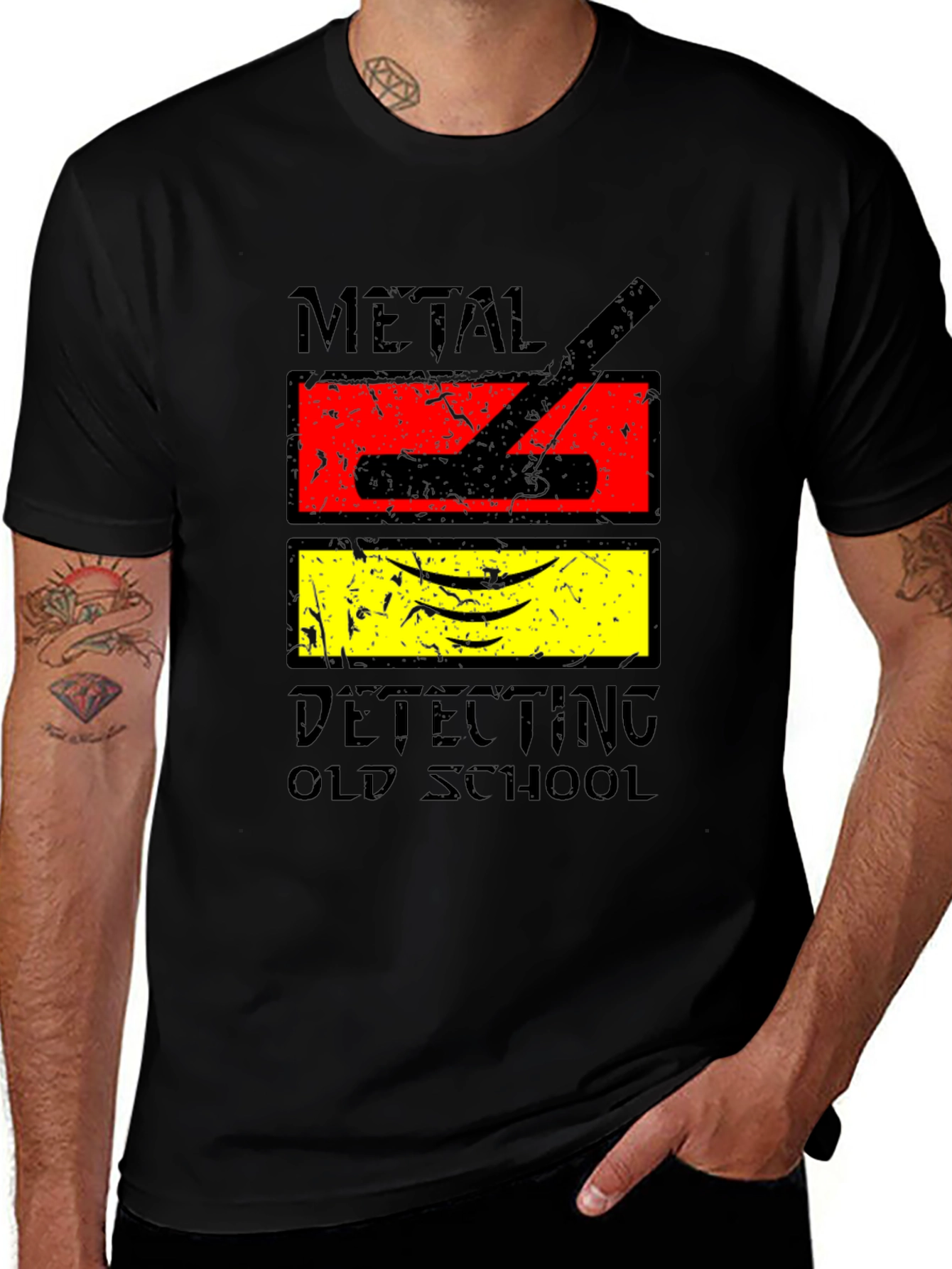 Metal Detecting Old School T-Shirt