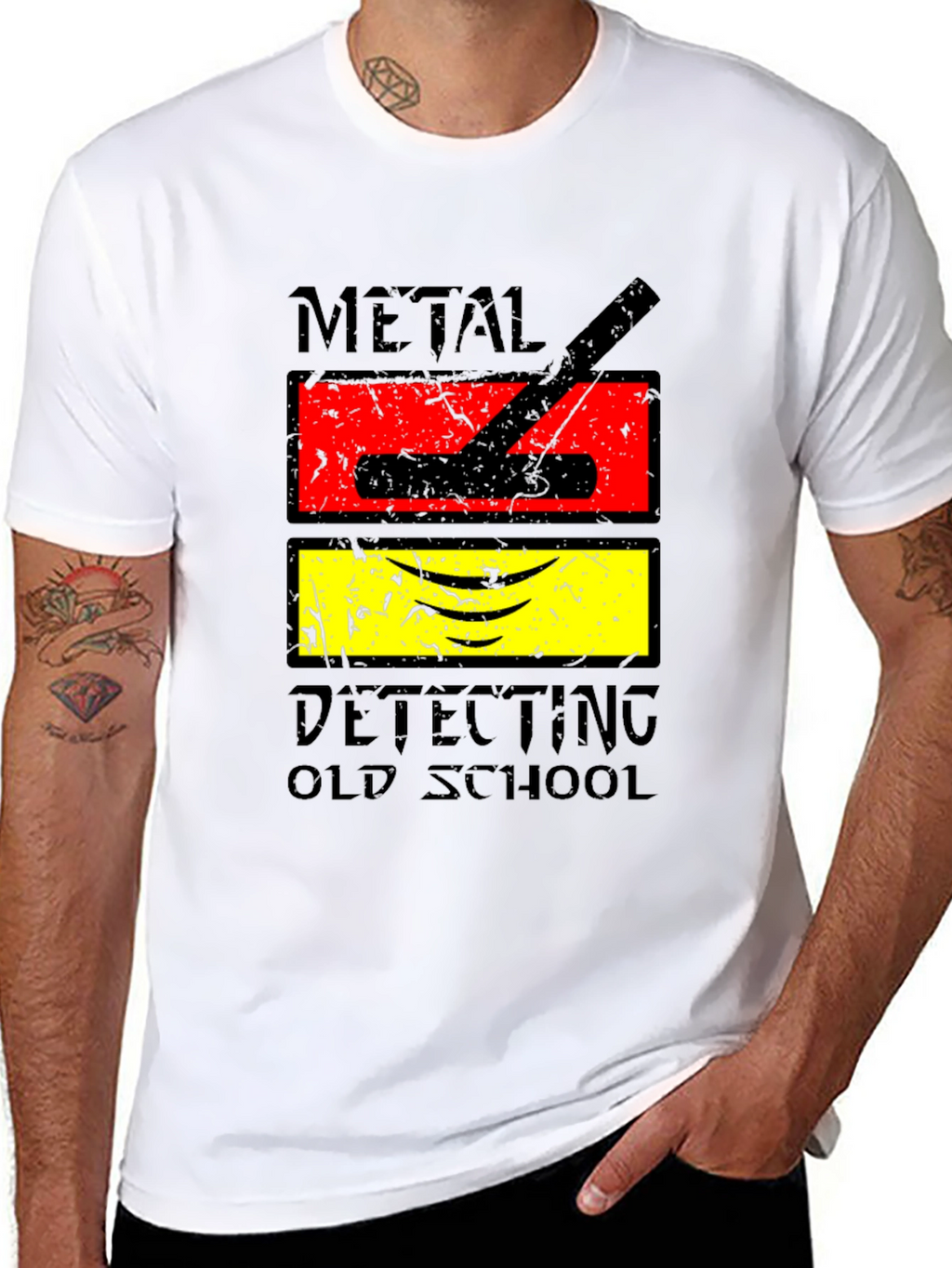 Metal Detecting Old School T-Shirt