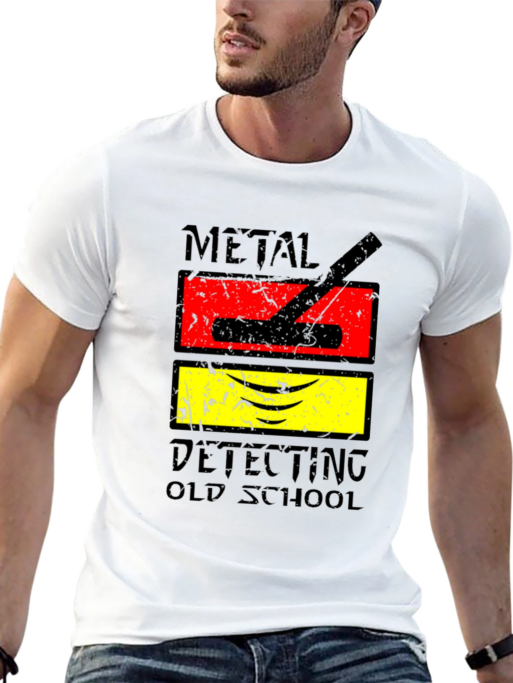 Metal Detecting Old School T-Shirt