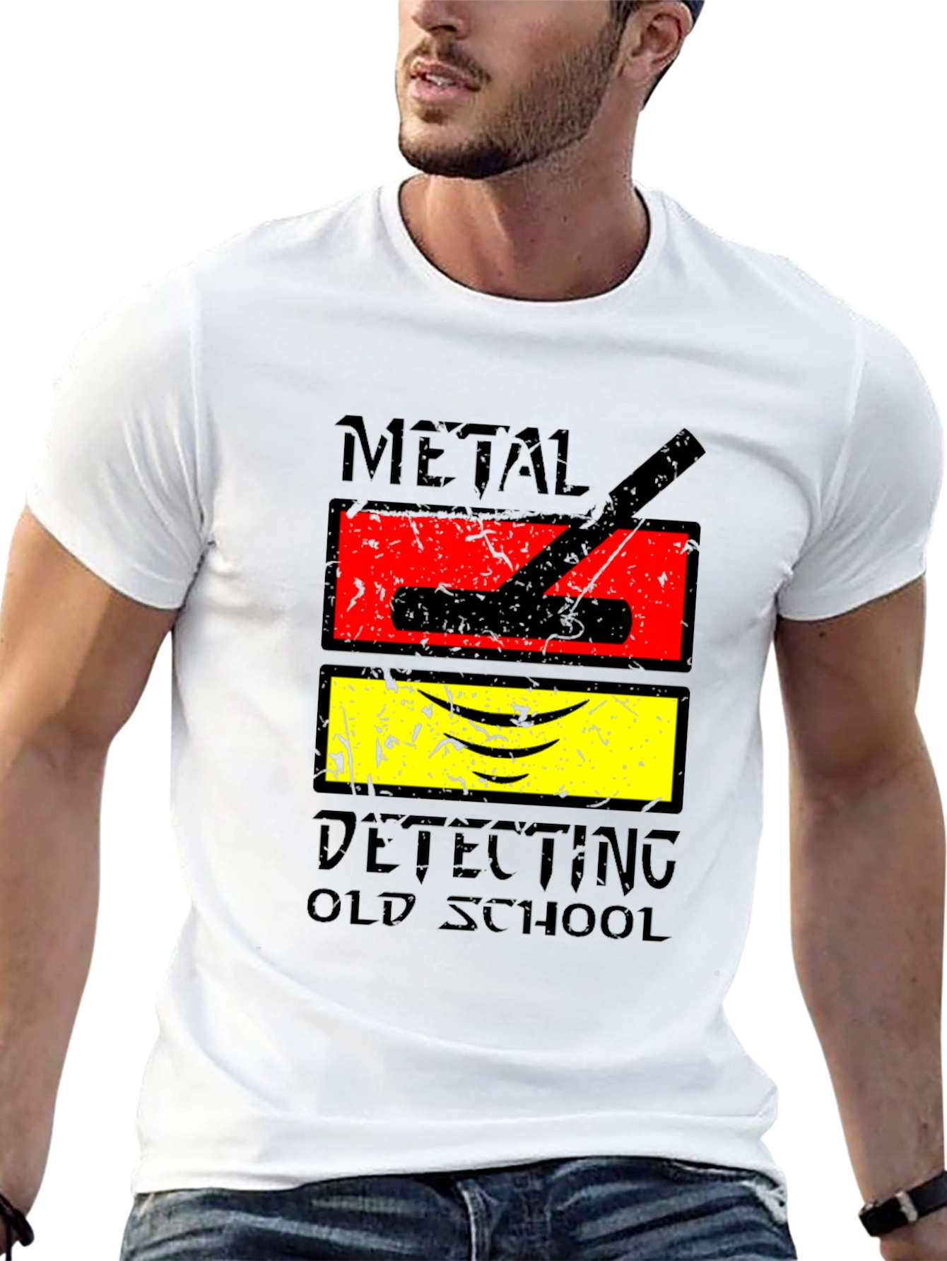 Metal Detecting Old School T-Shirt