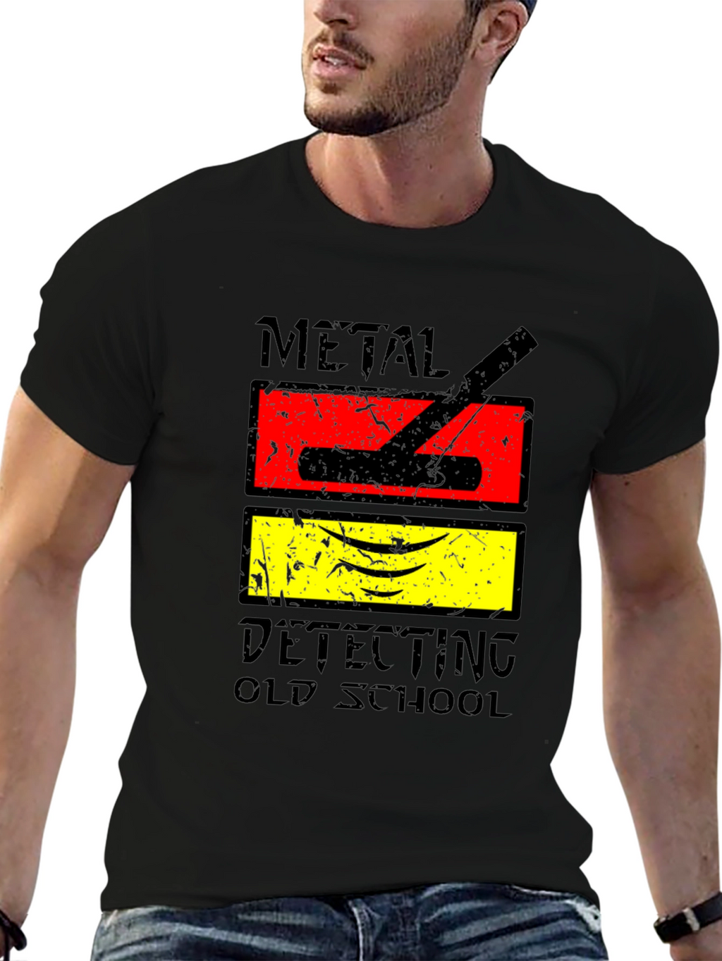 Metal Detecting Old School T-Shirt