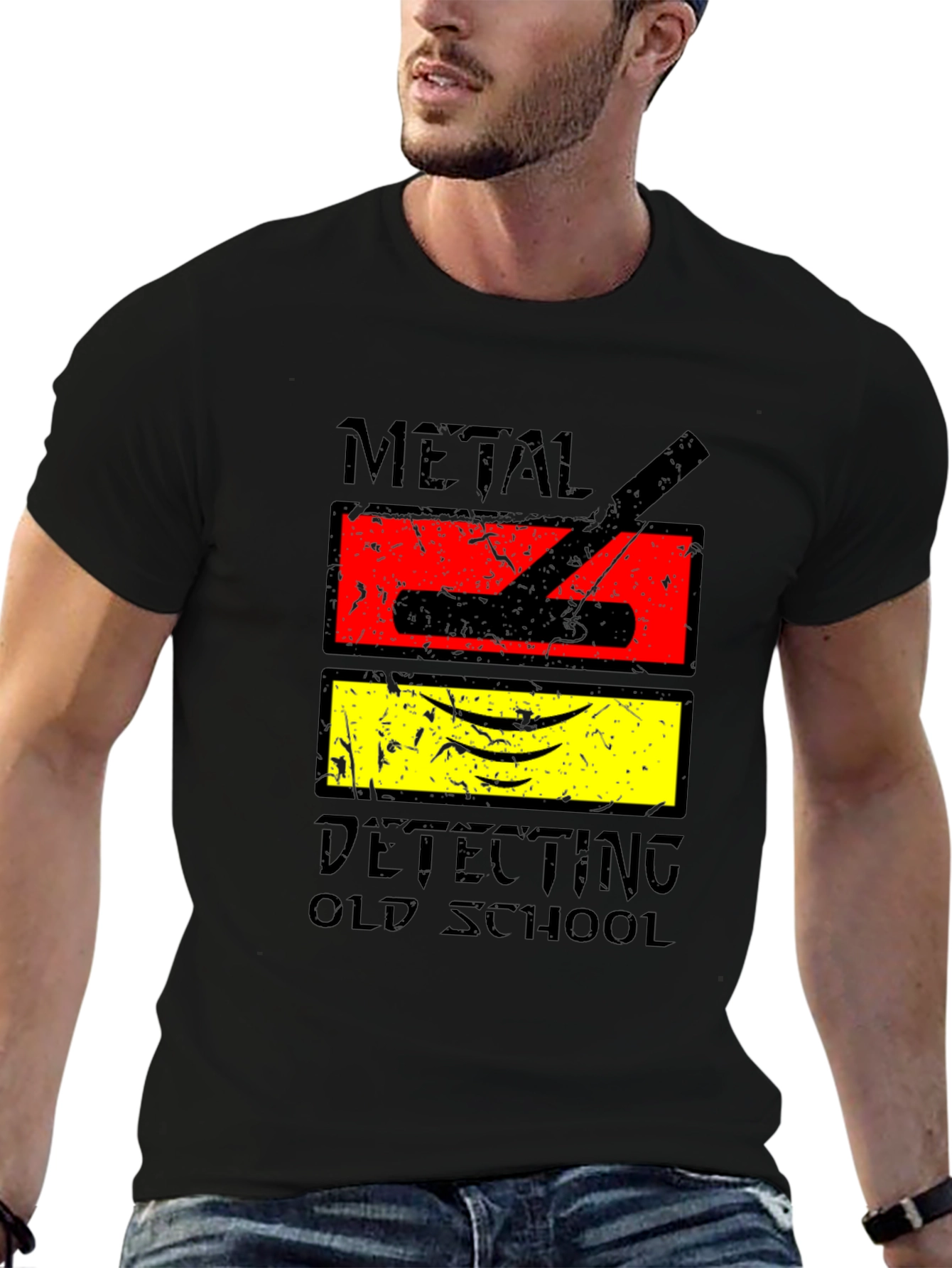 Metal Detecting Old School T-Shirt