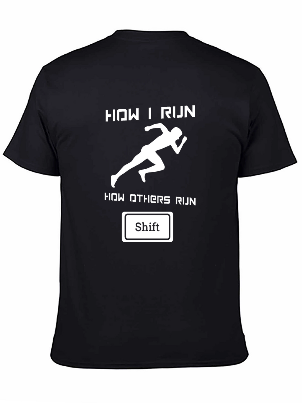 Funny Running T-Shirt - How I Run Shift