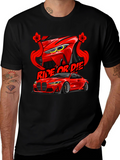Ride or Die Car Graphic Tee - Black