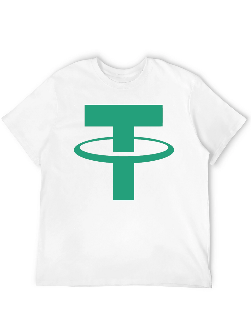 Tether Crypto Logo T-Shirt - Black