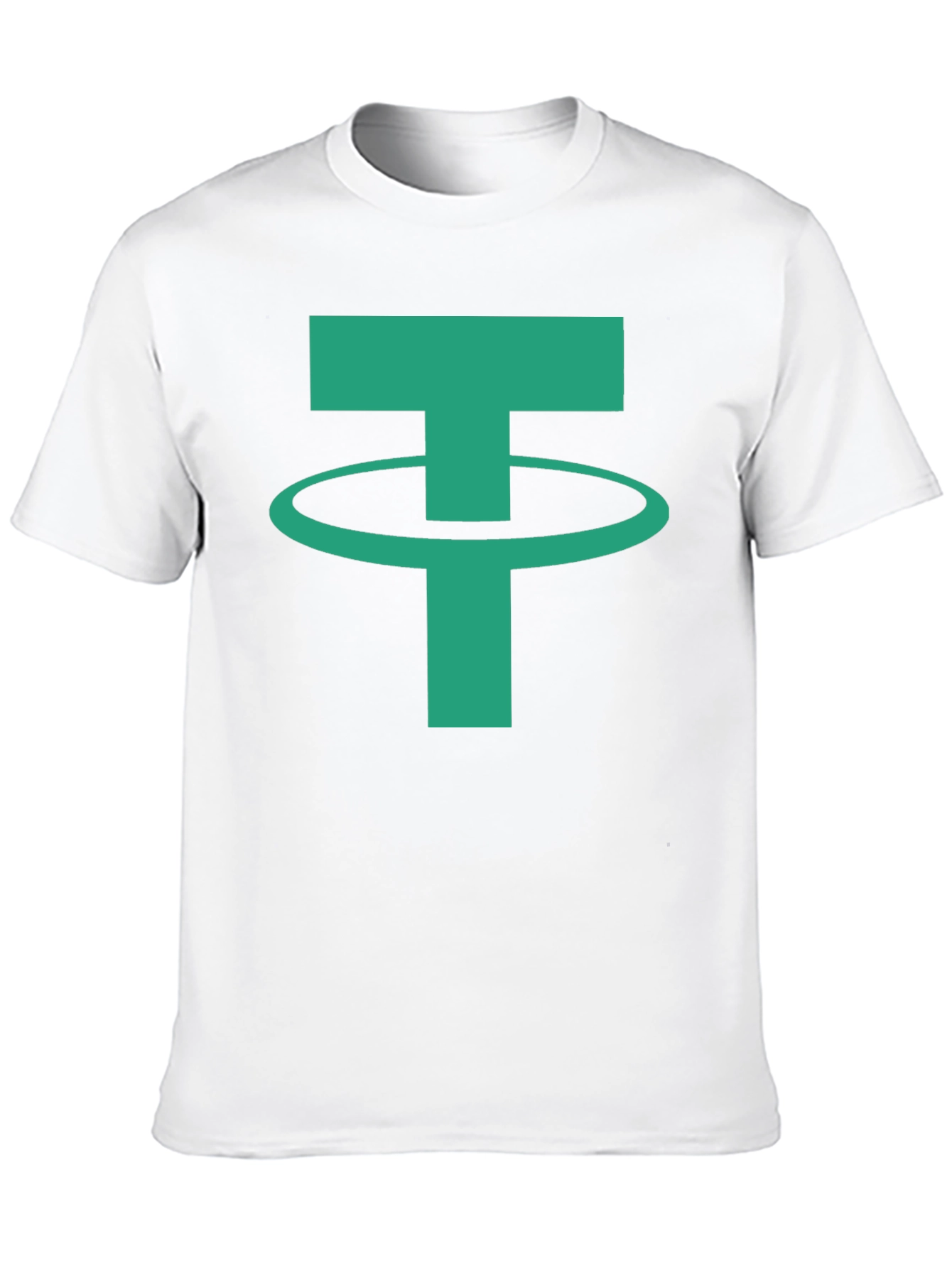 Tether Crypto Logo T-Shirt - Black
