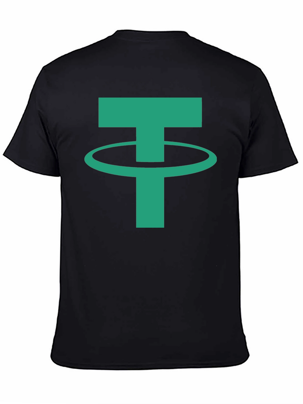 Tether Crypto Logo T-Shirt - Black