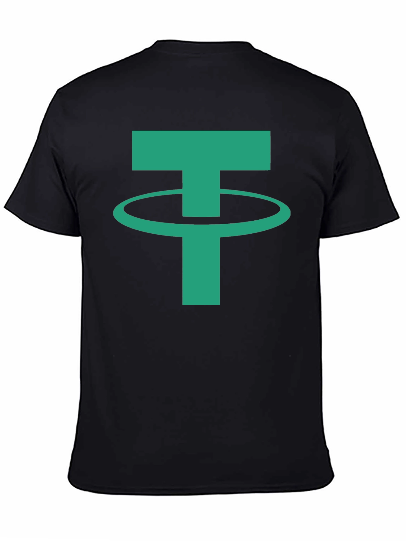 Tether Crypto Logo T-Shirt - Black