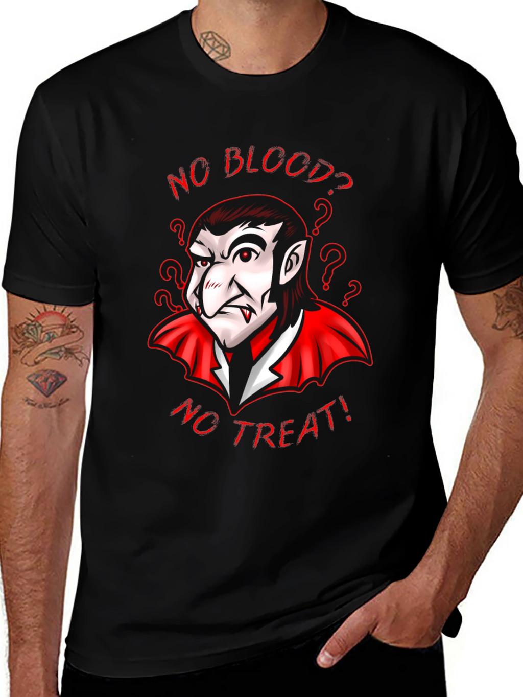 No Blood No Treat Vampire T-Shirt