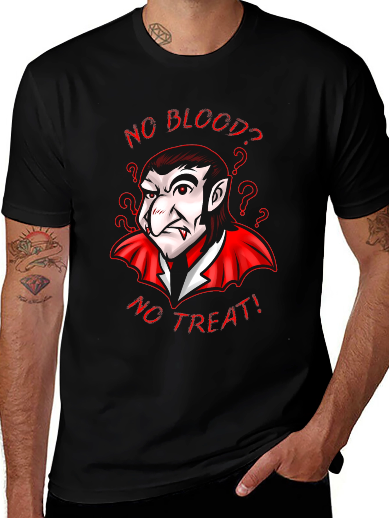 No Blood No Treat Vampire T-Shirt