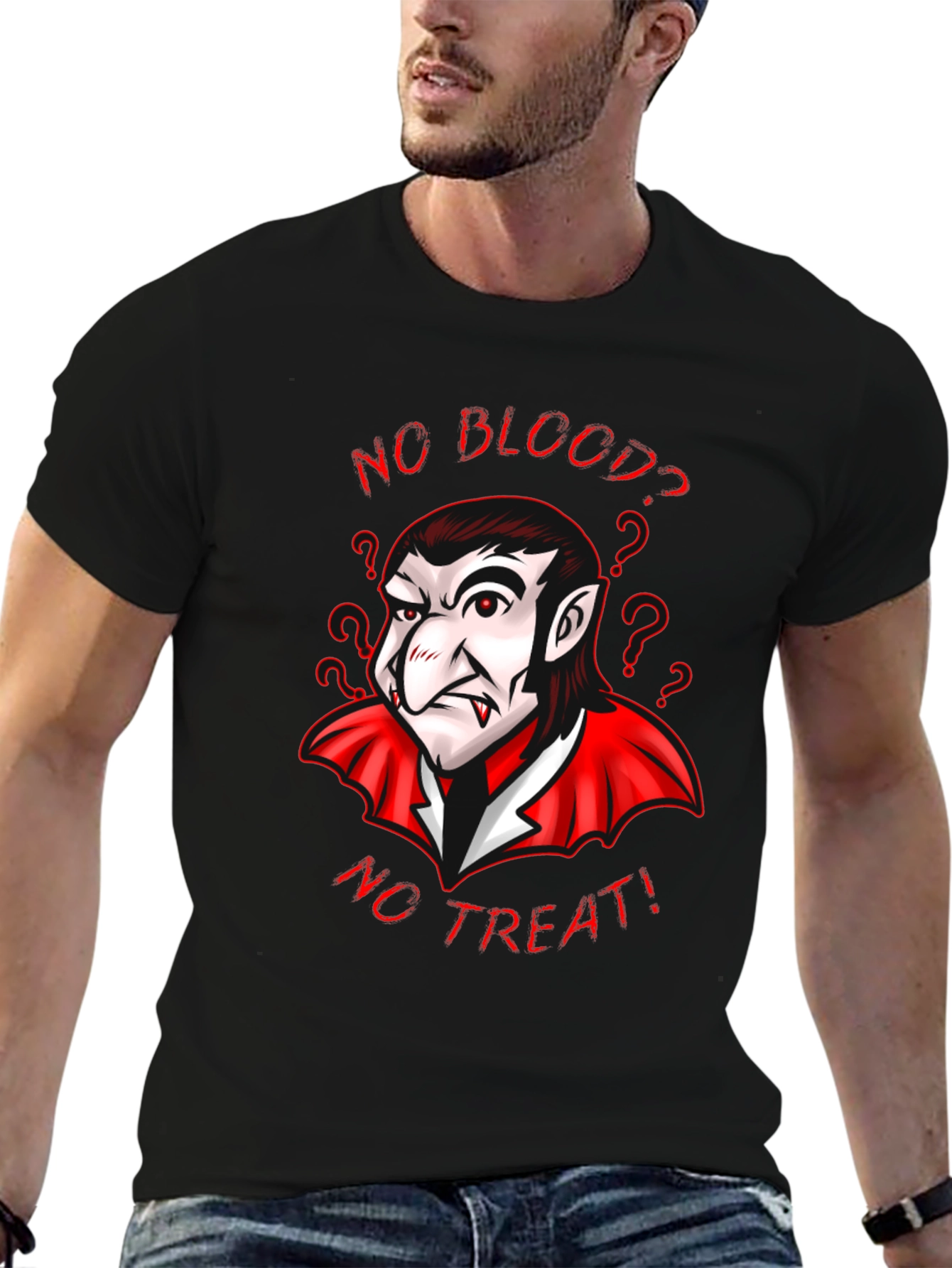 No Blood No Treat Vampire T-Shirt