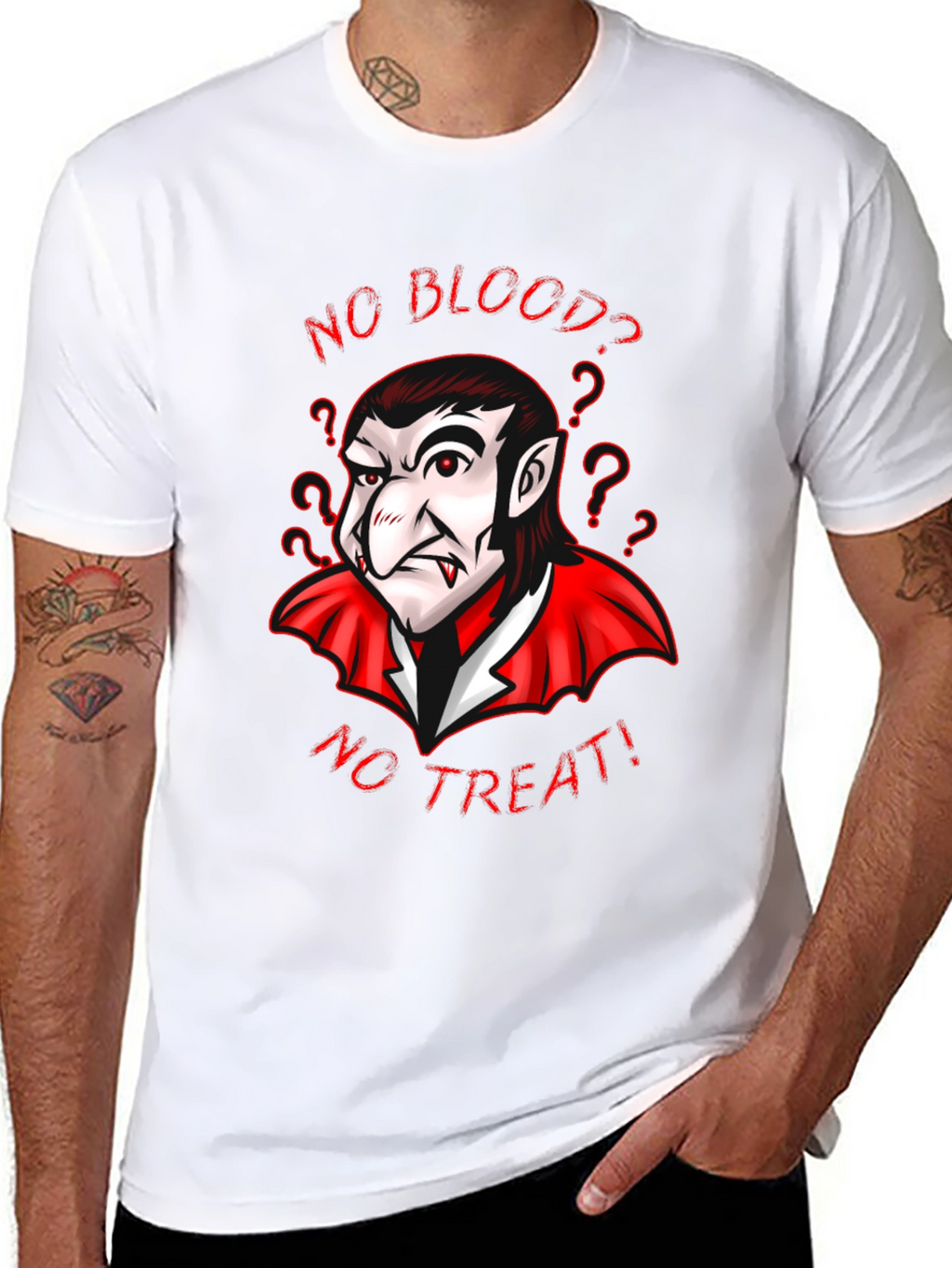 No Blood No Treat Vampire T-Shirt