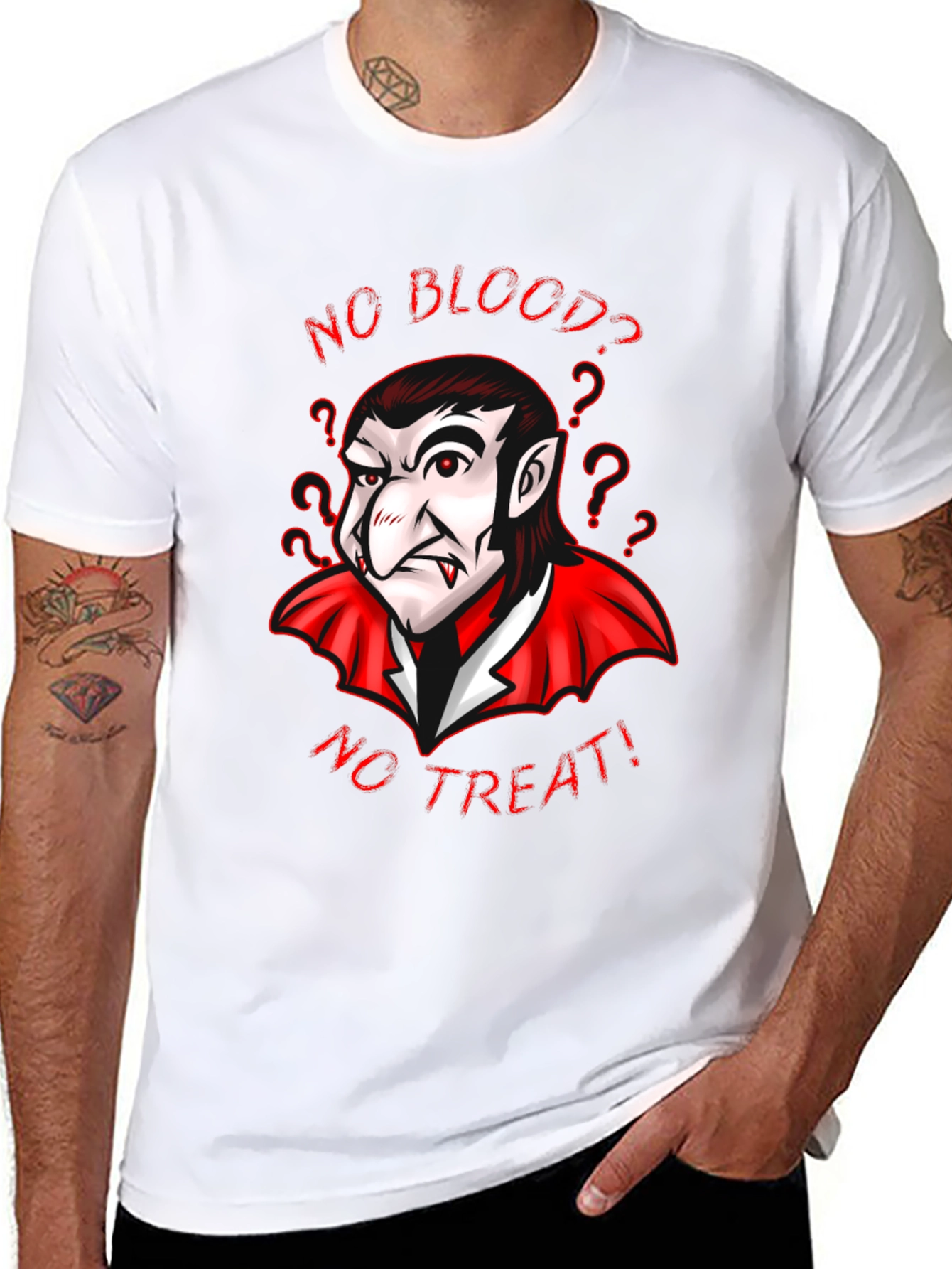 No Blood No Treat Vampire T-Shirt