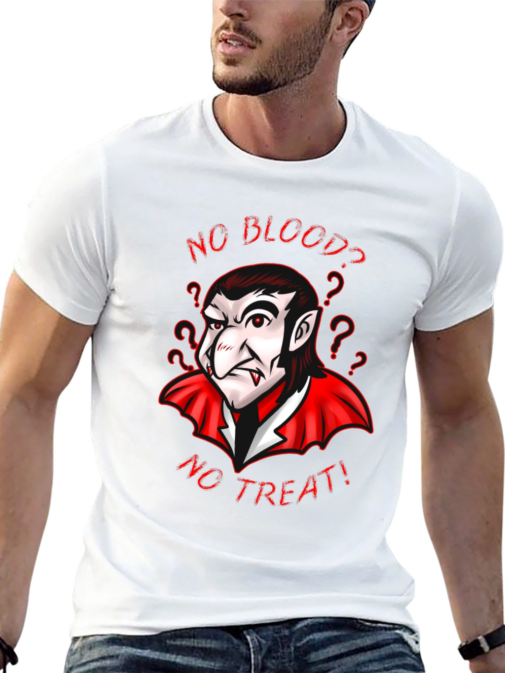 No Blood No Treat Vampire T-Shirt