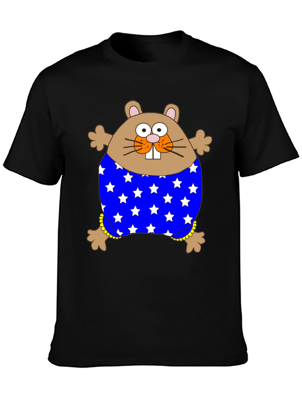 Funny Hamster Stars T-Shirt