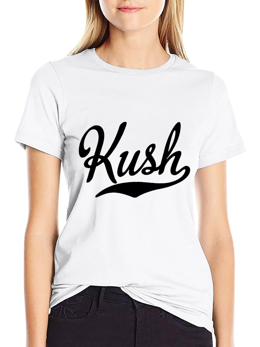 Kush Graphic Print Black T-Shirt - Casual Style