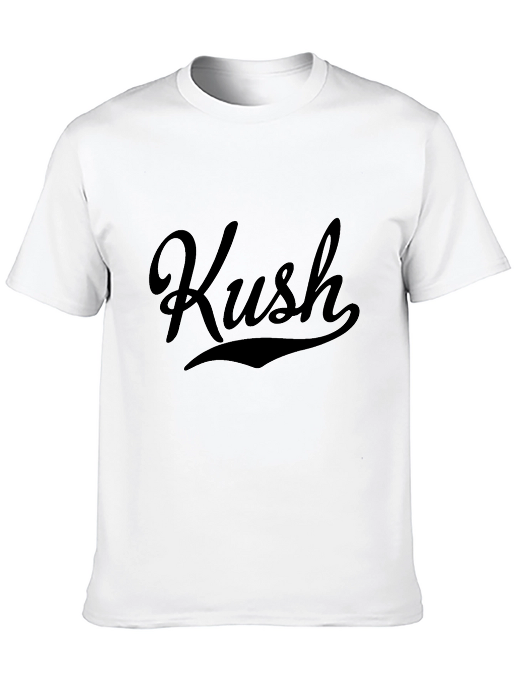Kush Graphic Print Black T-Shirt - Casual Style