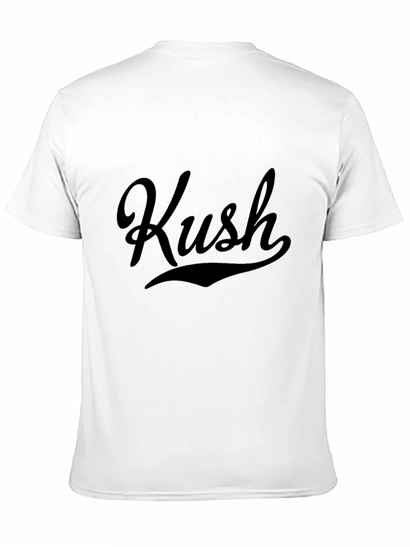 Kush Graphic Print Black T-Shirt - Casual Style