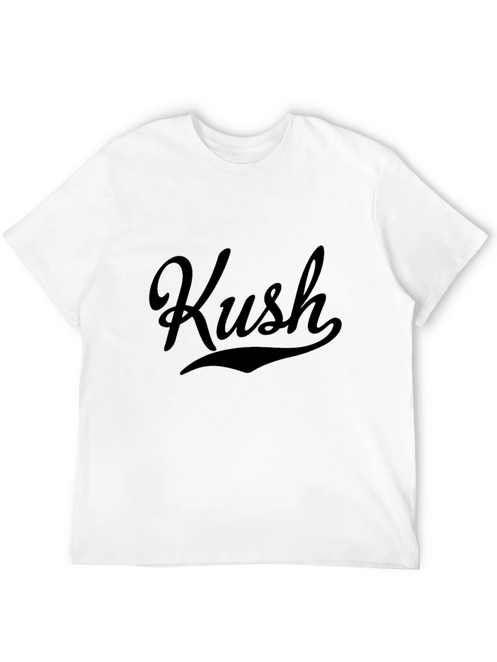 Kush Graphic Print Black T-Shirt - Casual Style
