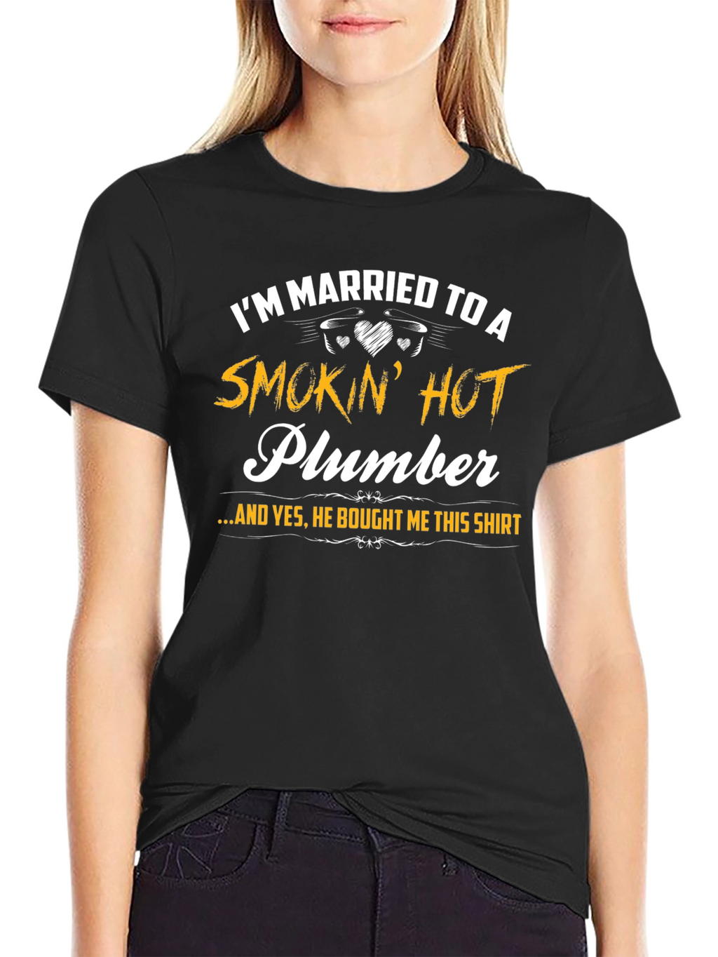 Smokin Hot Plumber T-Shirt - Husband Gift