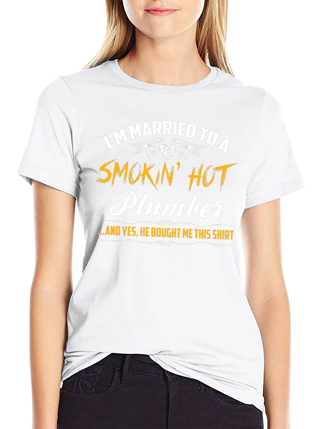 Smokin Hot Plumber T-Shirt - Husband Gift