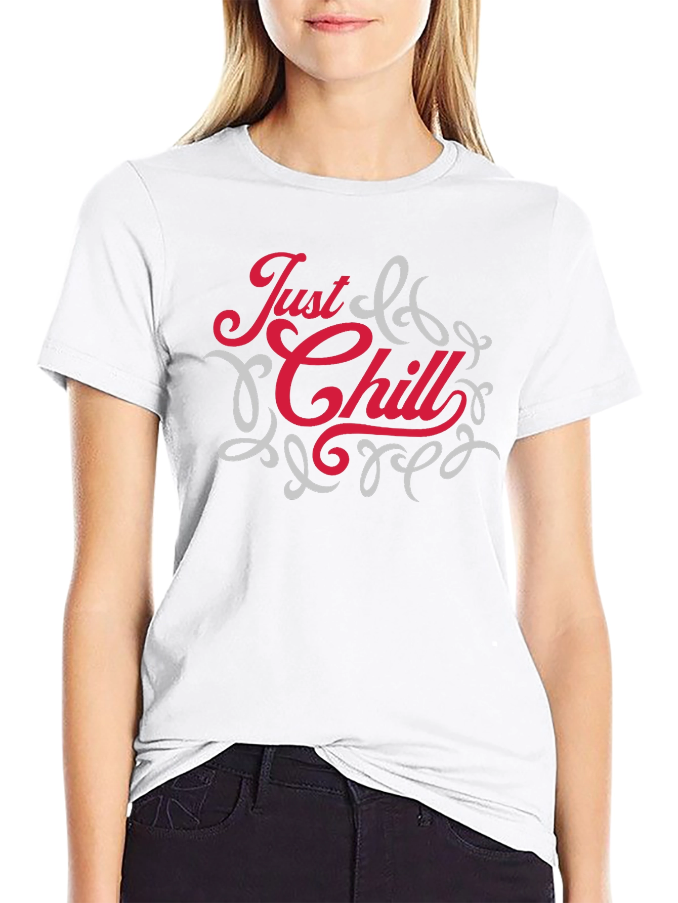 Just Chill Graphic Tee - Relaxed Comfort
