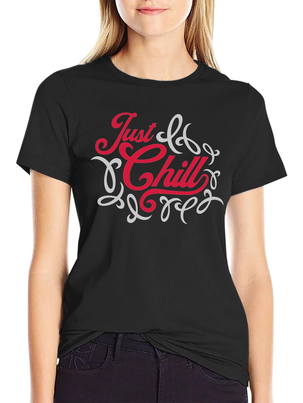 Just Chill Graphic Tee - Relaxed Comfort