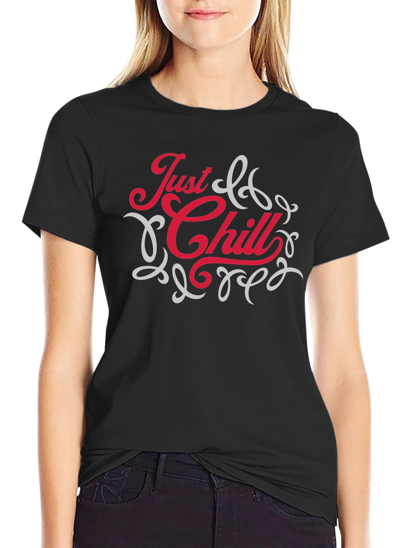 Just Chill Graphic Tee - Relaxed Comfort