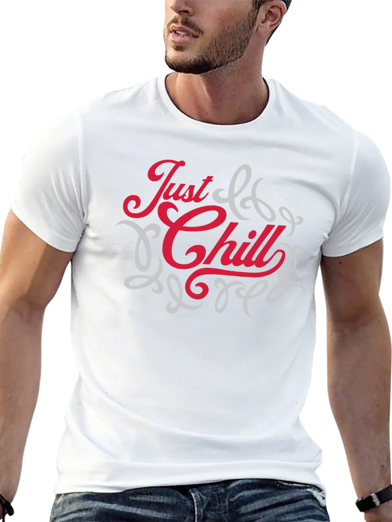Just Chill Graphic Tee - Relaxed Comfort