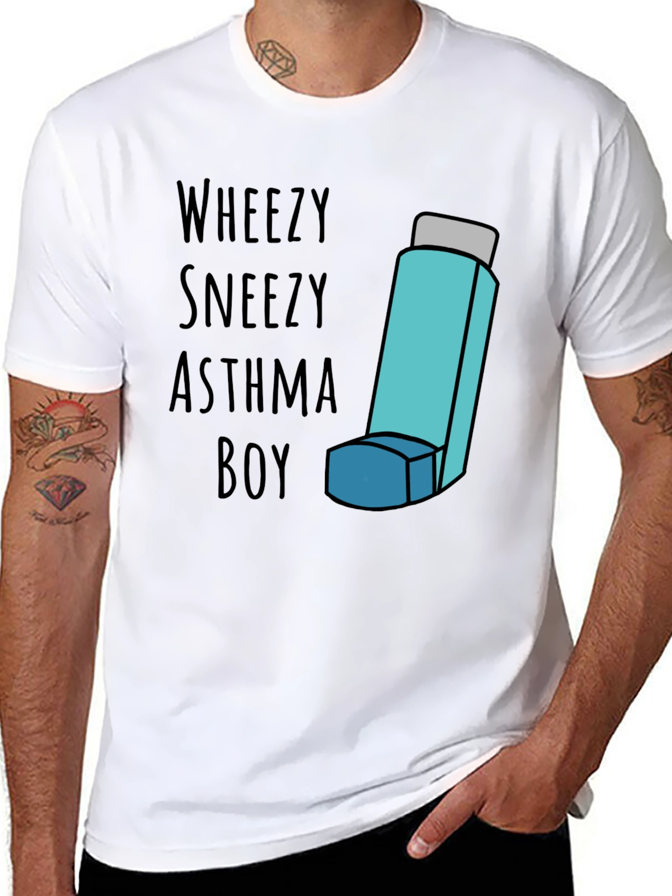 Wheezy Sneezy Asthma Boy T-Shirt