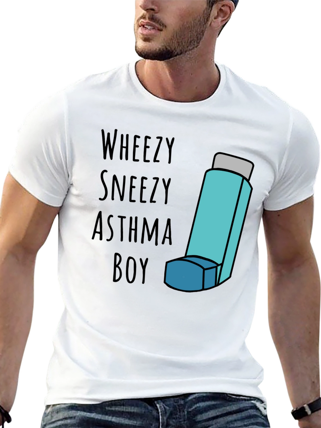 Wheezy Sneezy Asthma Boy T-Shirt