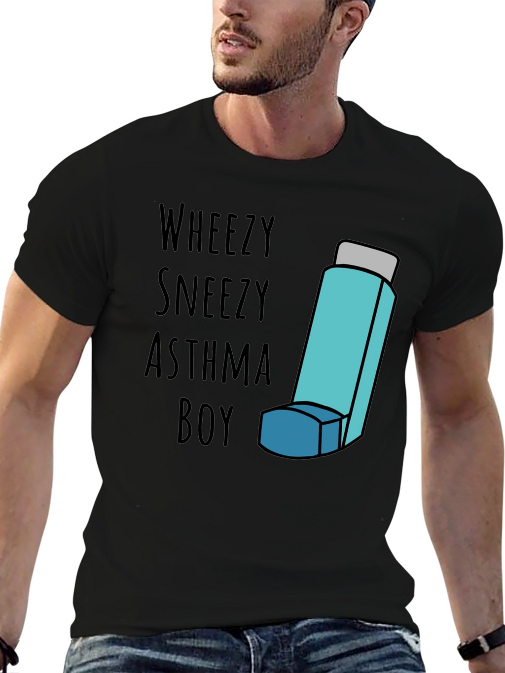 Wheezy Sneezy Asthma Boy T-Shirt