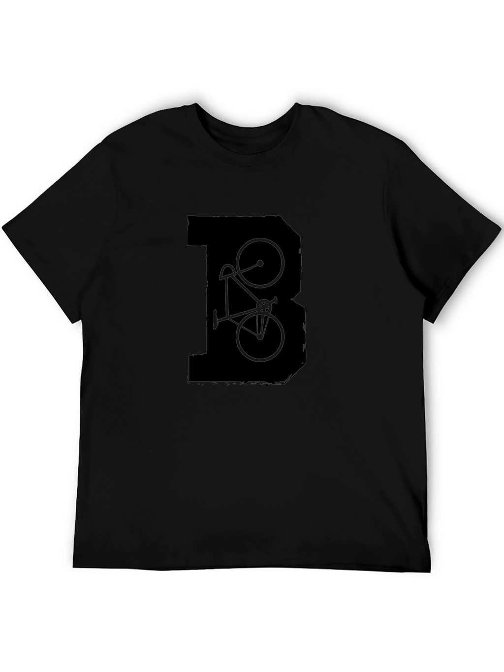 Bicycle Initial Black T-Shirt