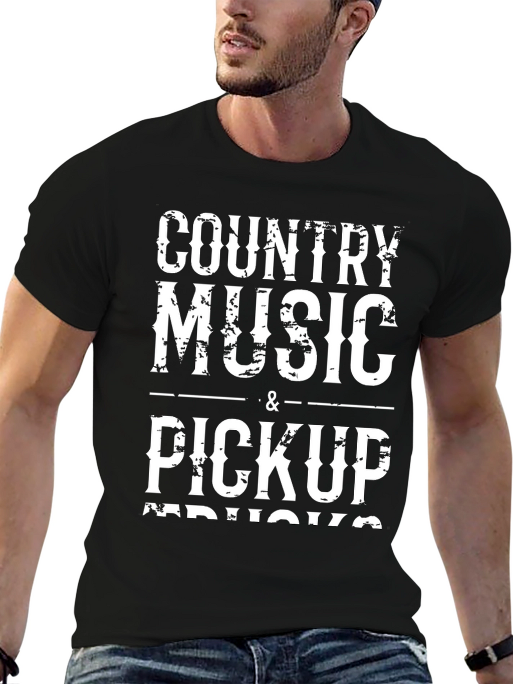 Country Music & Pickup Trucks Graphic T-Shirt