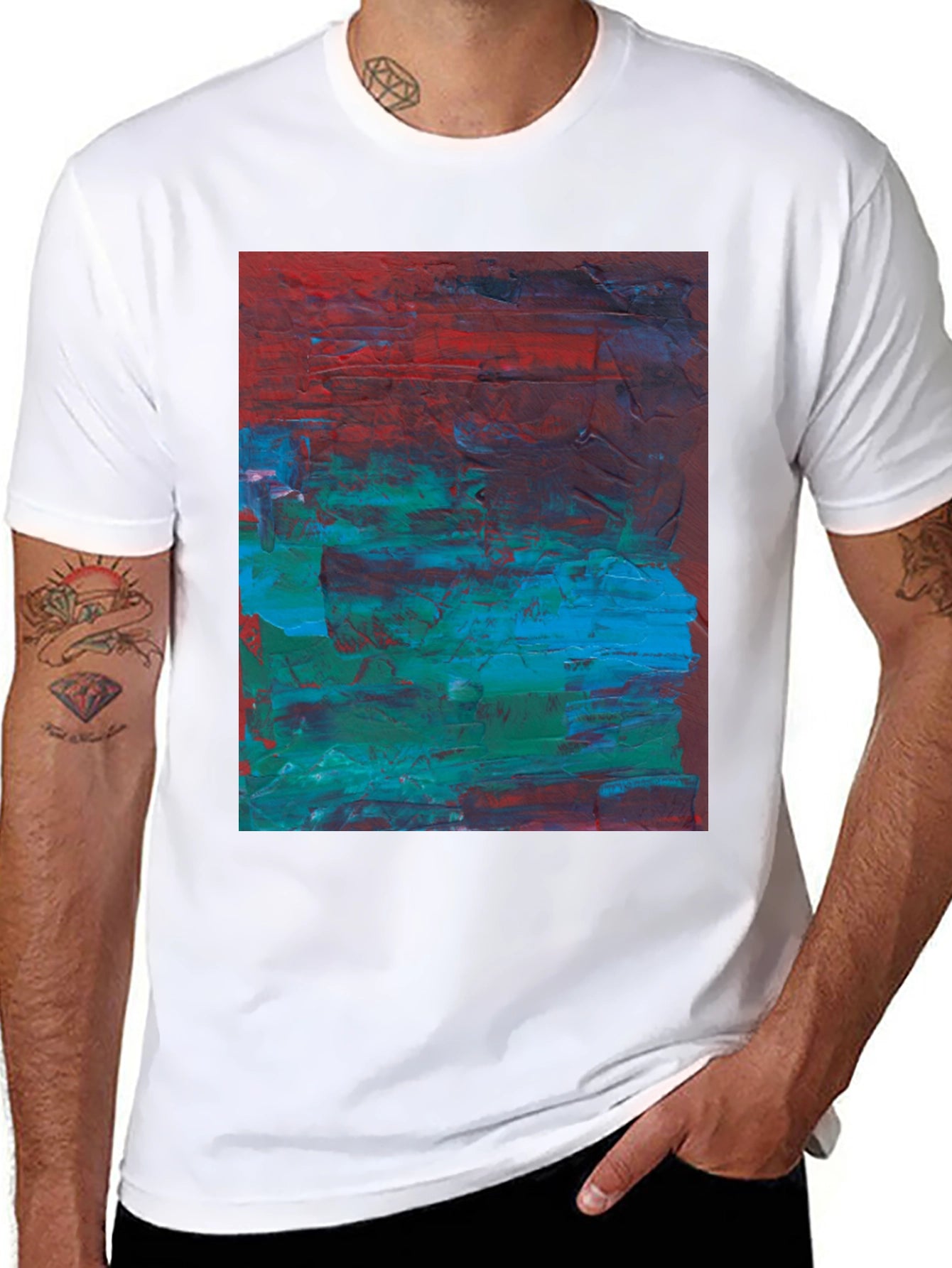 Abstract Art Tee - Bold & Unique Style