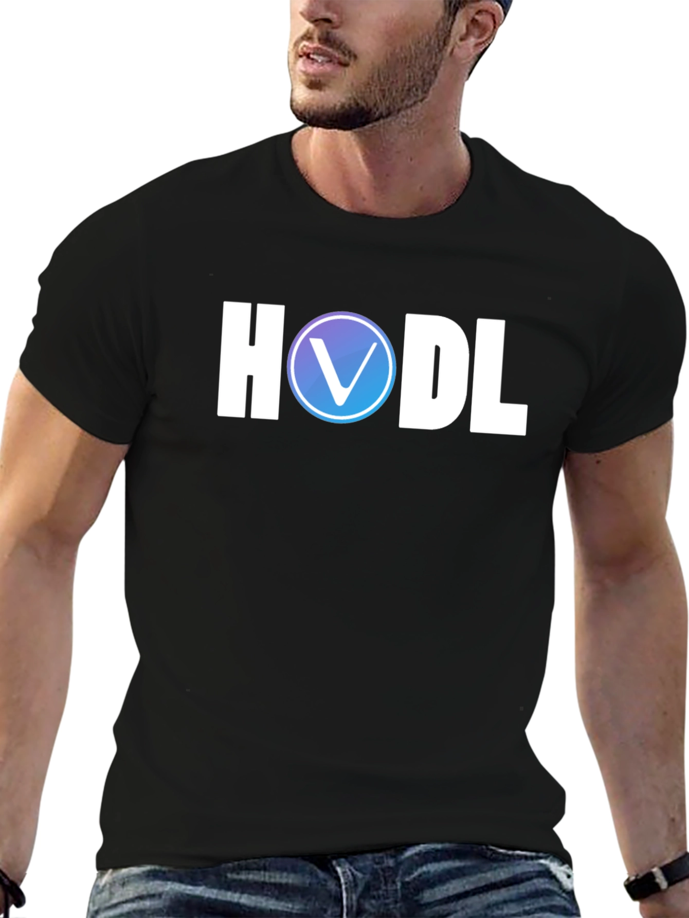 HODL Crypto T-Shirt - Black Graphic Tee