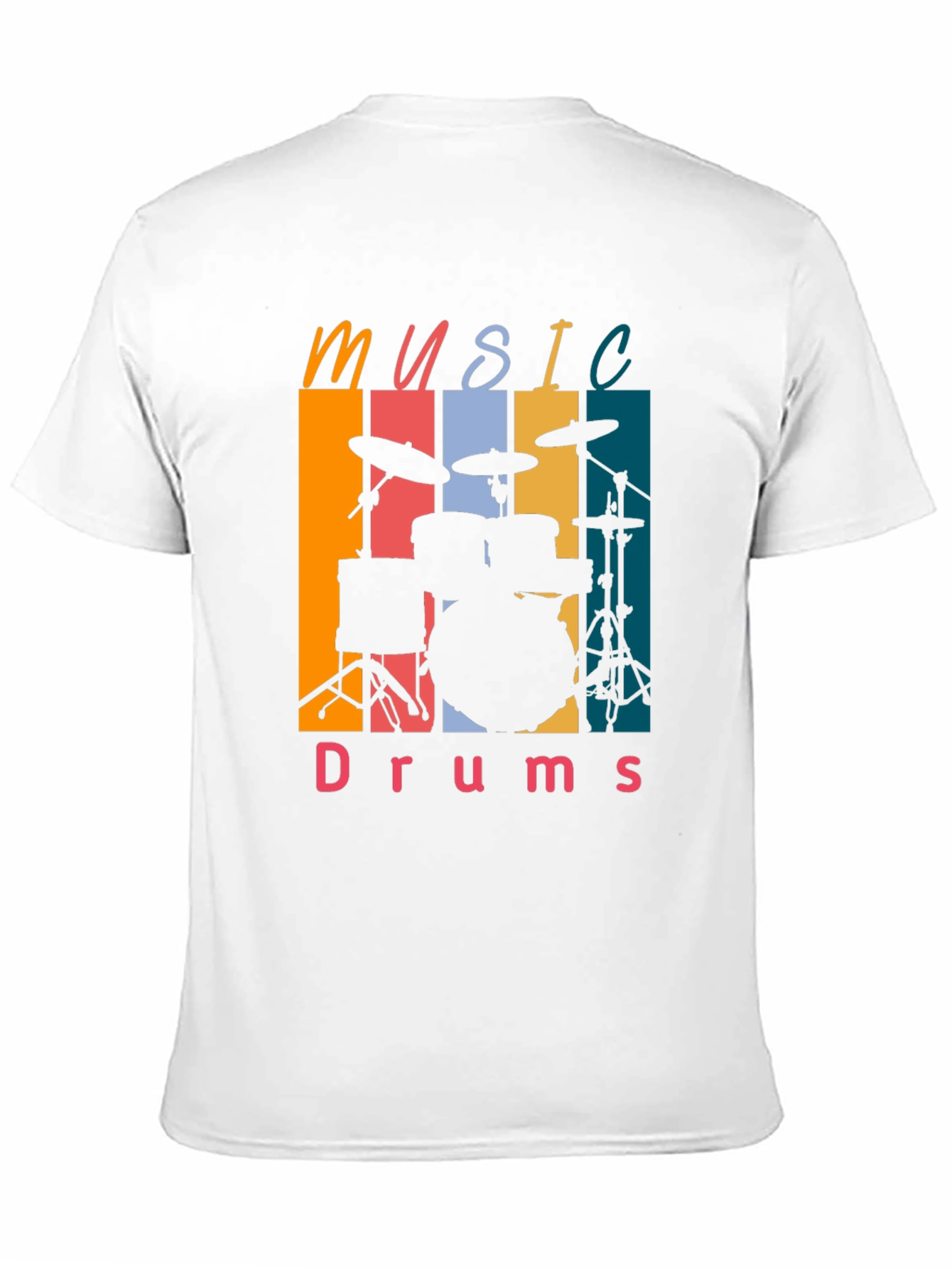 Music Drums Retro Tee