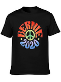 Bernie 2020 Peace Sign Graphic Tee