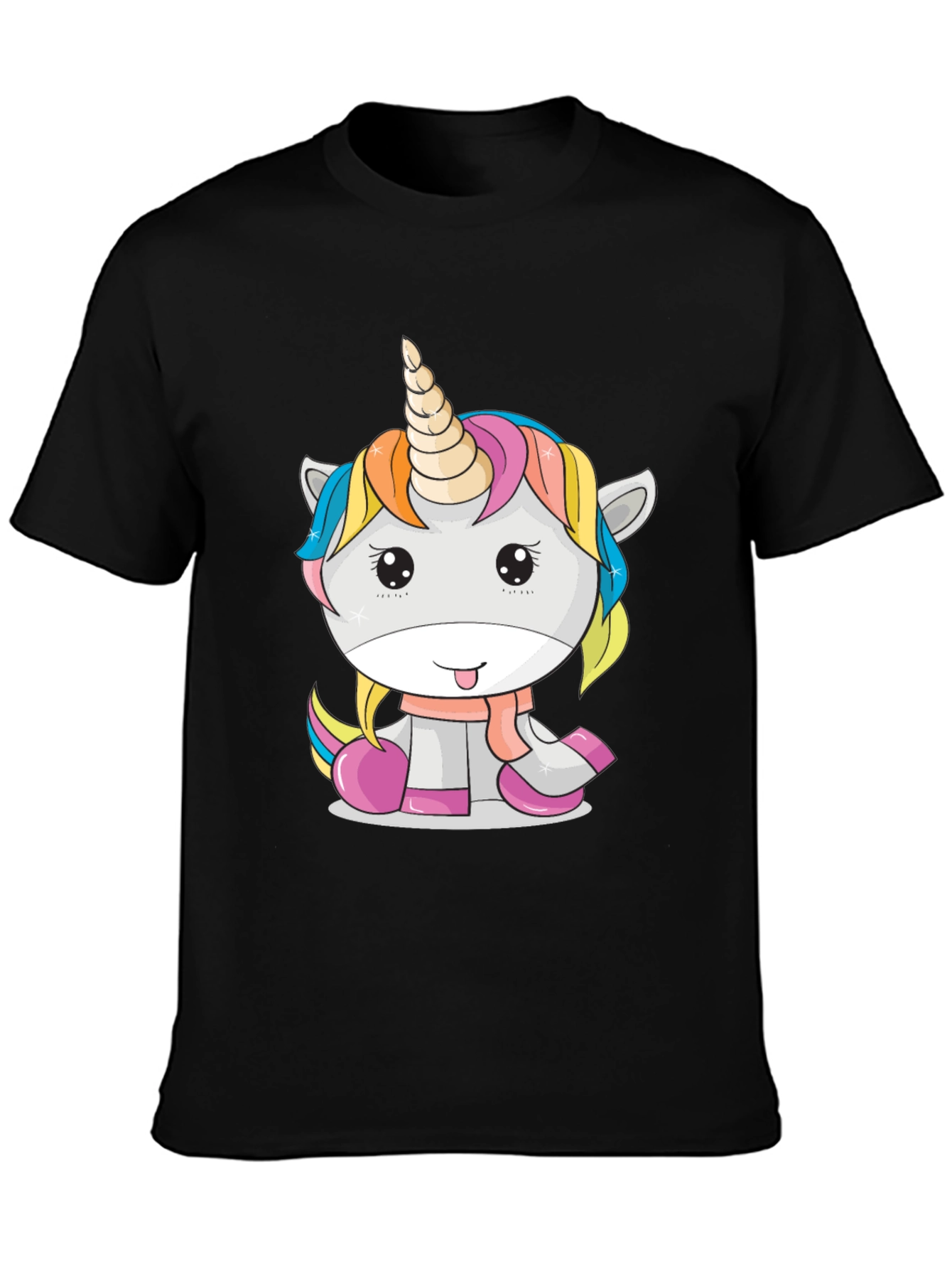 Unicorn Graphic T-Shirt - Cute Cartoon Animal Tee