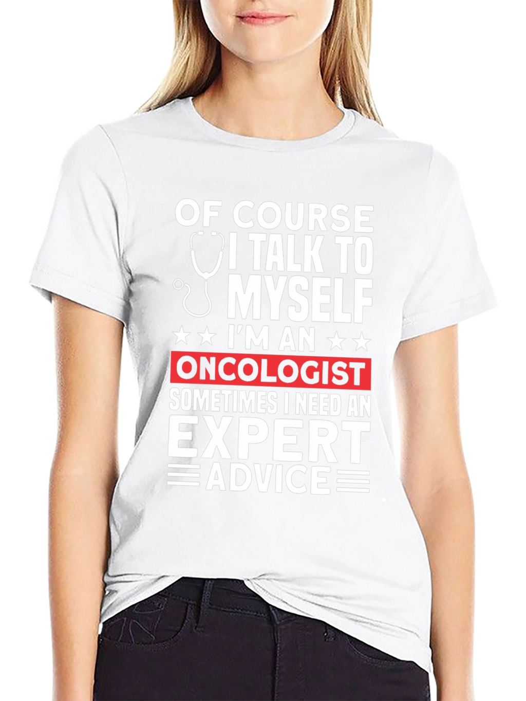 Oncologist Expert Advice Graphic T-Shirt