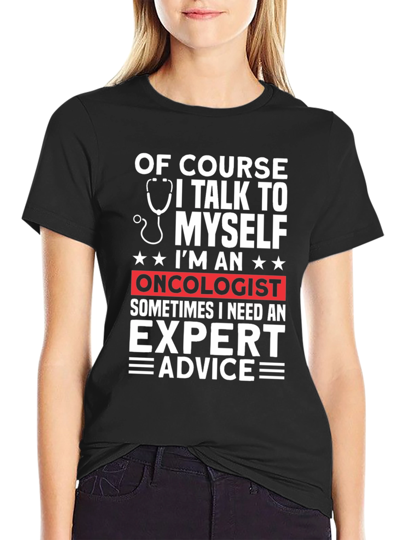 Oncologist Expert Advice Graphic T-Shirt