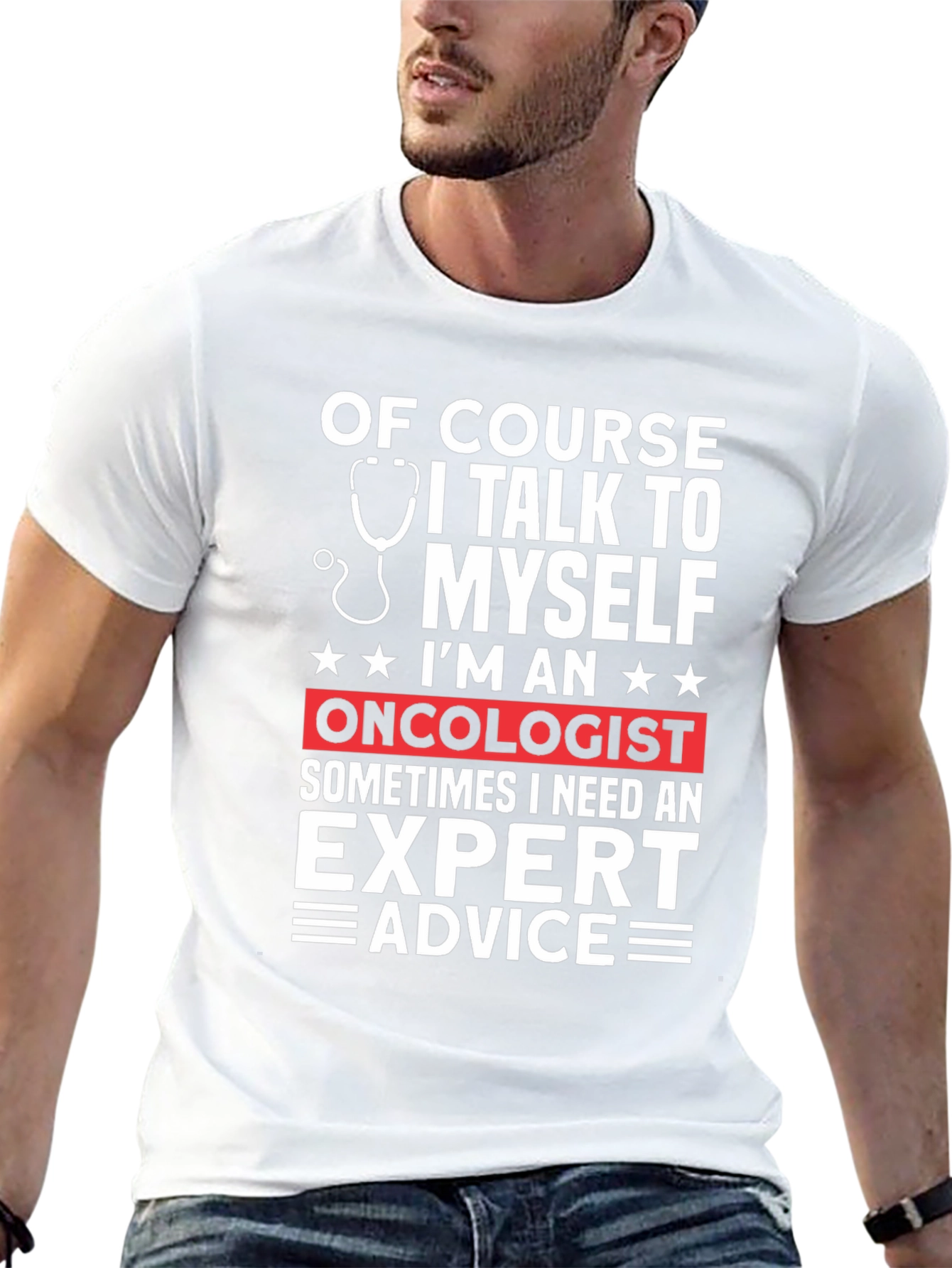 Oncologist Expert Advice Graphic T-Shirt