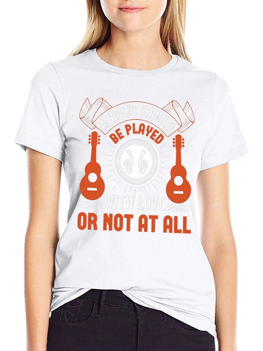 Violin Love T-Shirt - Music Lover Tee