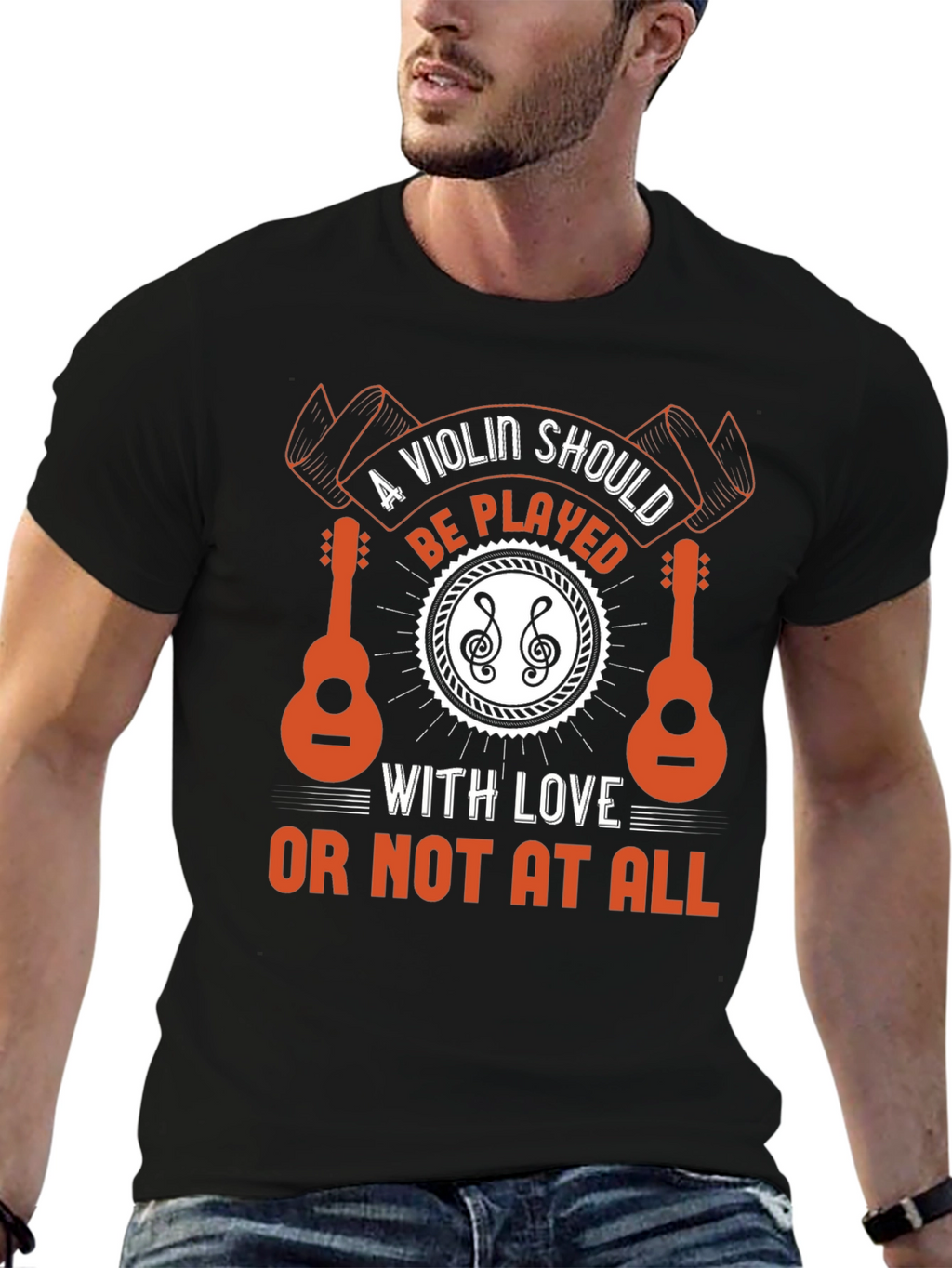 Violin Love T-Shirt - Music Lover Tee