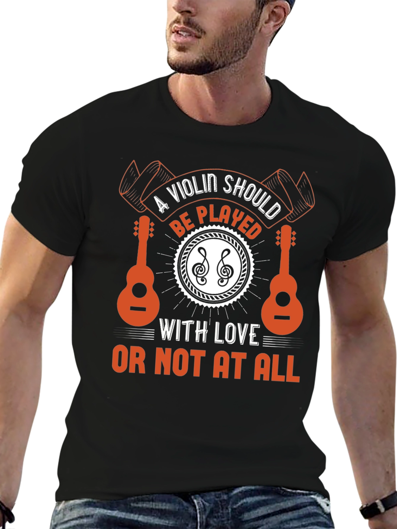 Violin Love T-Shirt - Music Lover Tee