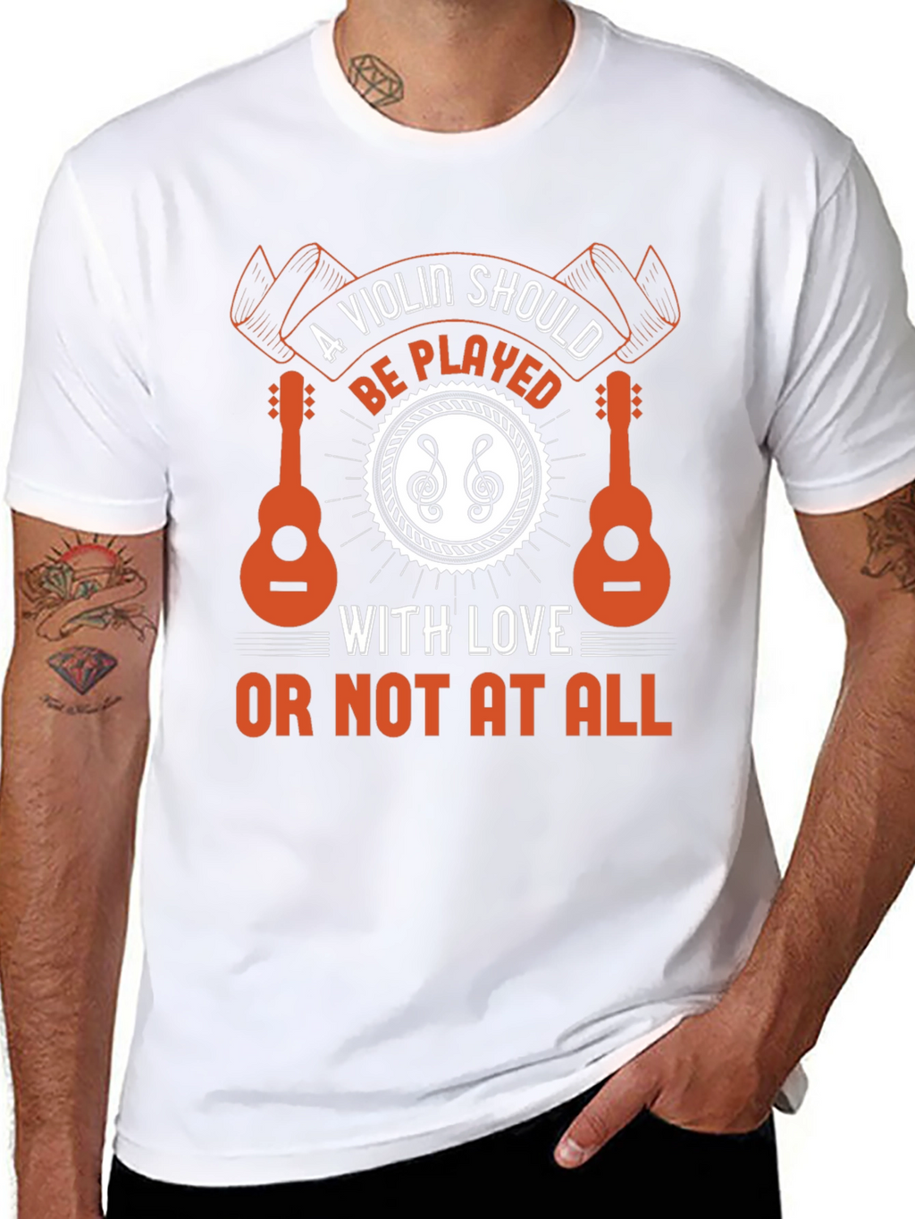 Violin Love T-Shirt - Music Lover Tee