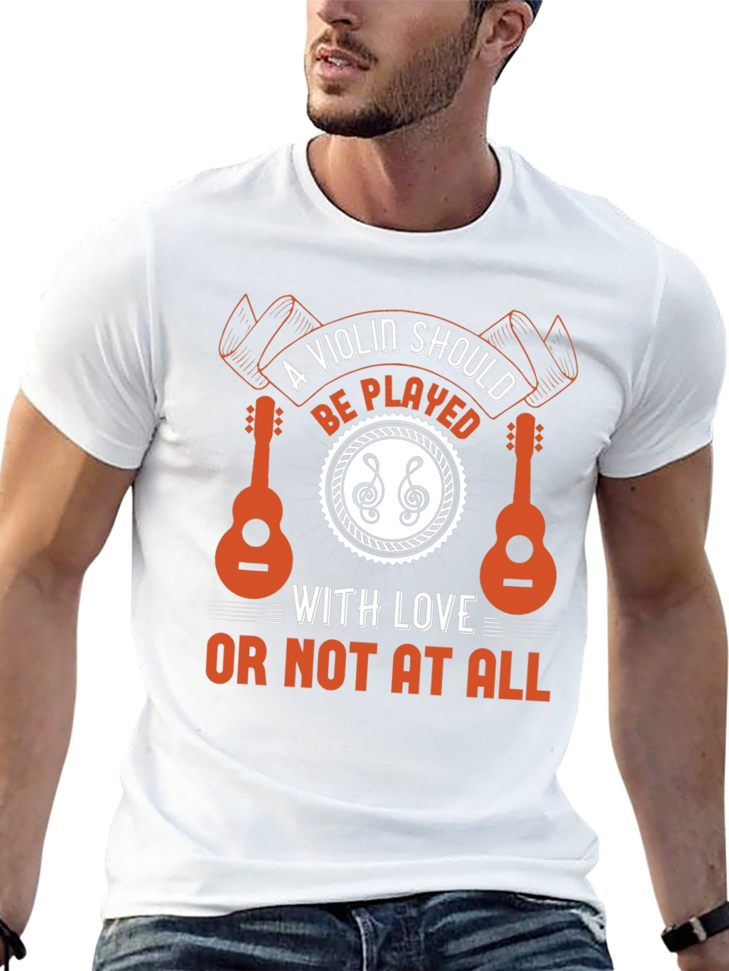 Violin Love T-Shirt - Music Lover Tee