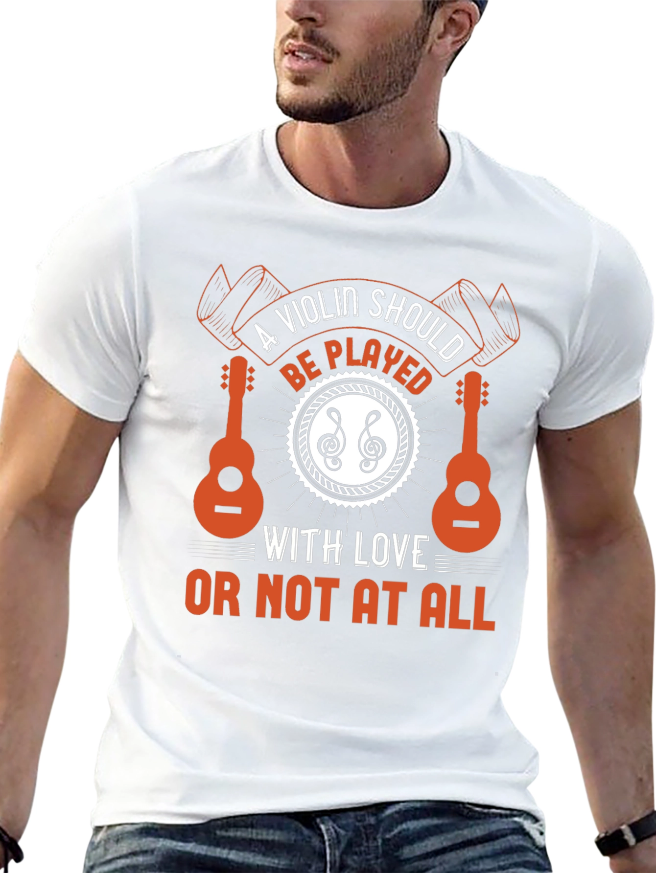 Violin Love T-Shirt - Music Lover Tee